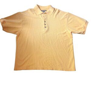 Structure Men's Short Sleeve Yellow Polo